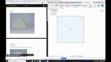 Fusion 360  Loft object #1 Pyramid