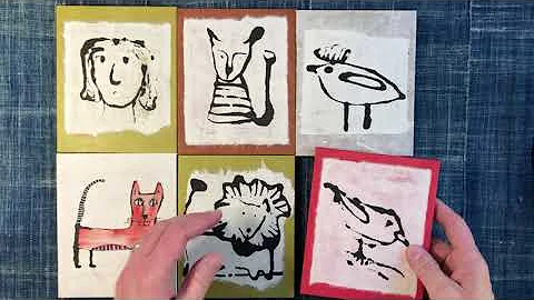 Accordion Journals/Sketchb...  with Original Art C...