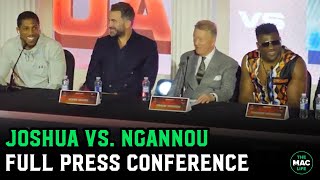 Francis Ngannou Vs. Anthony Joshua Pre-Fight Press Conference (Full)