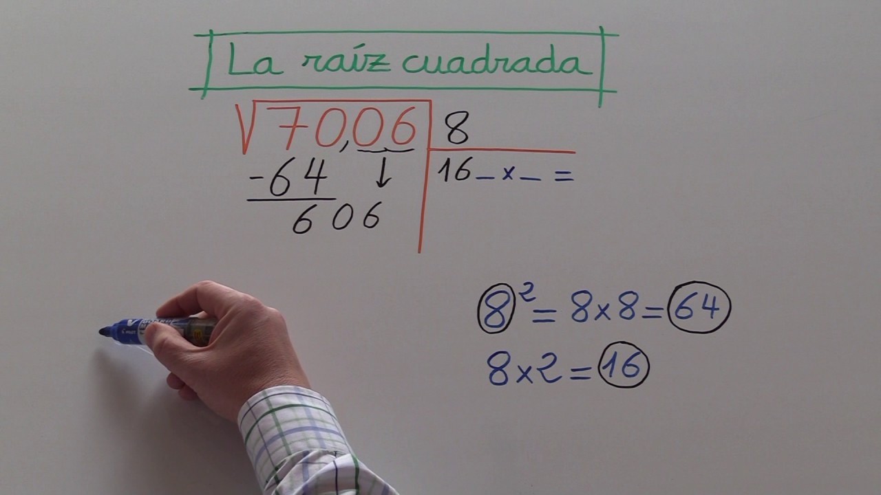 Cual Es La Raiz Cuadrada De 169