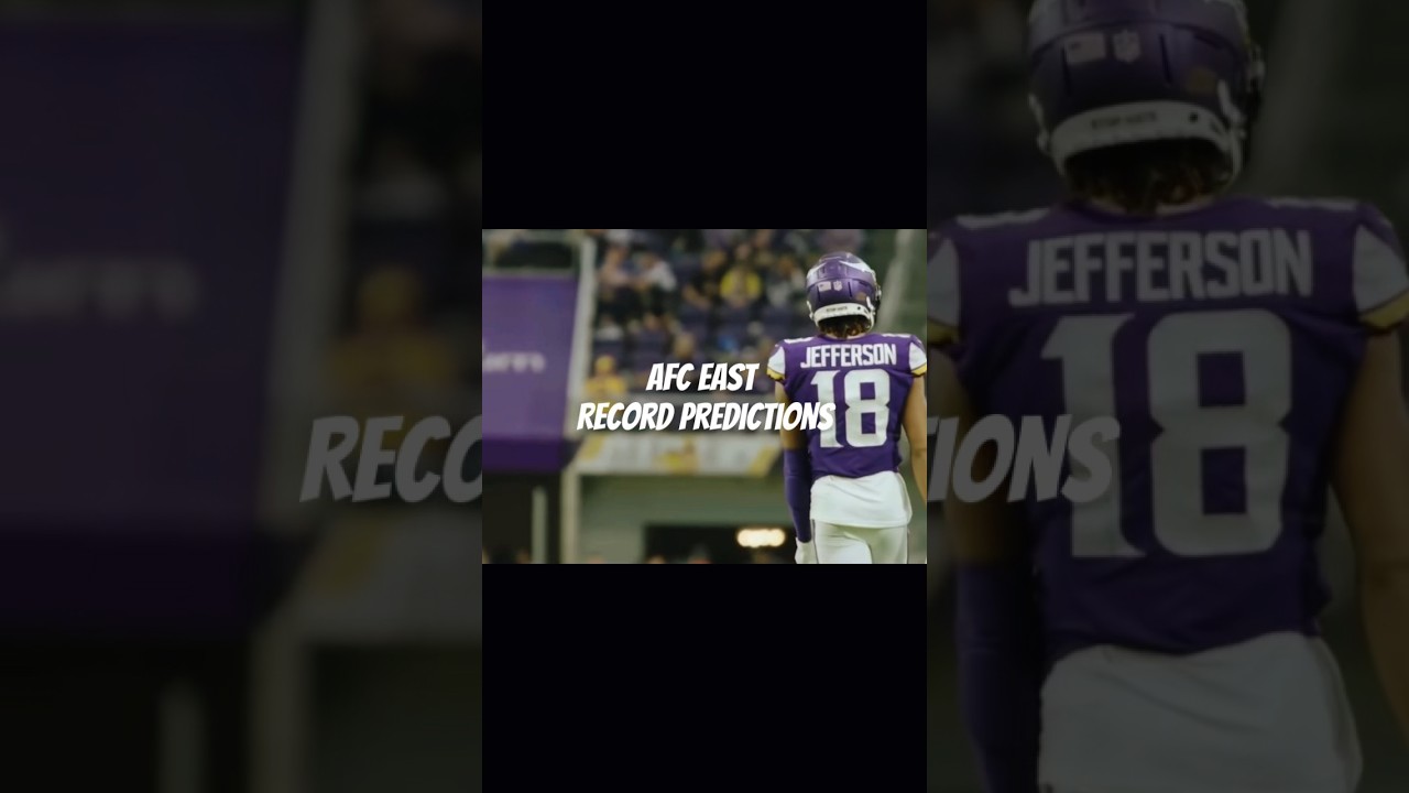 AFC East record predictions 