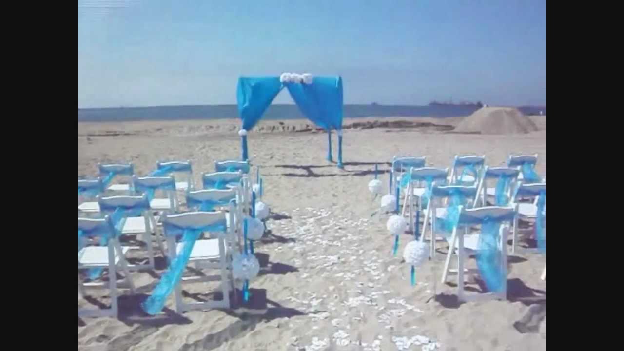 Blue Beach Wedding