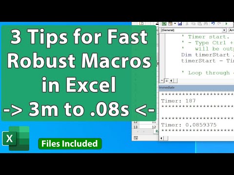 3 Tips for Faster and Better VBA Macros in Excel - Simple to Advanced