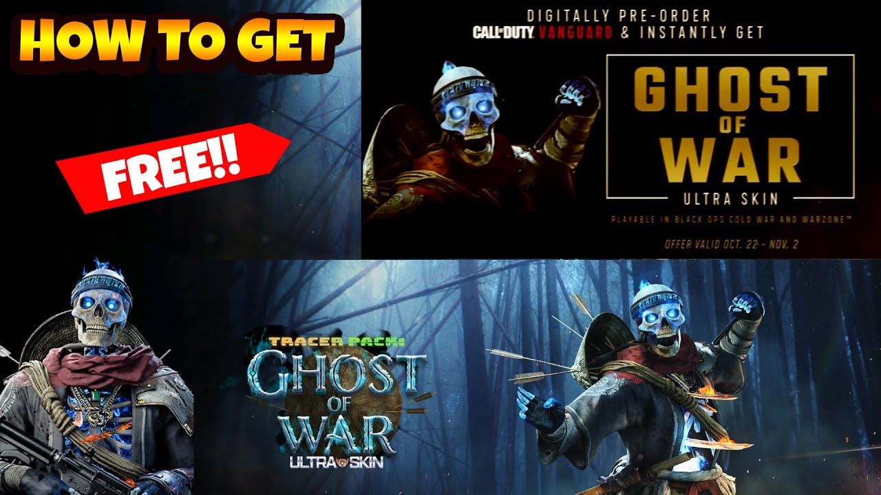 Call of Duty WARZONE How To GET GHOST OF WAR ULTRA SKIN BUNDLE FOR