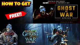 Call of Duty: WARZONE - How To GET GHOST OF WAR ULTRA SKIN BUNDLE FOR FREE! (Cod Vanguard)