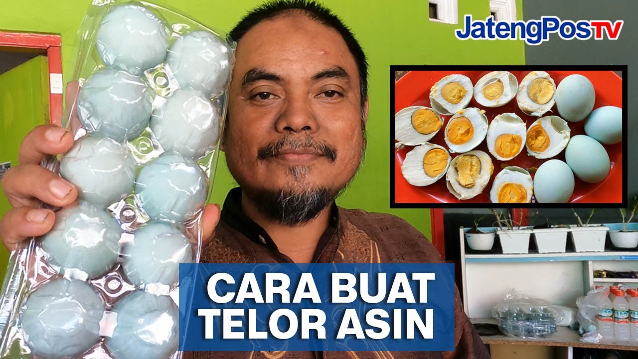 CARA MUDAH MEMBUAT TELOR ASIN | JATENGPOS TV - YouTube