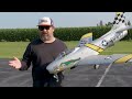 FMS 80mm F86 Sabre RC Jet Pilot Ryan Bobby K Bonus Flight