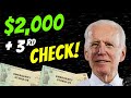 $2,000 + 3rd Stimulus Check! Second Stimulus Check Update: 2 More Days - New House RULES!