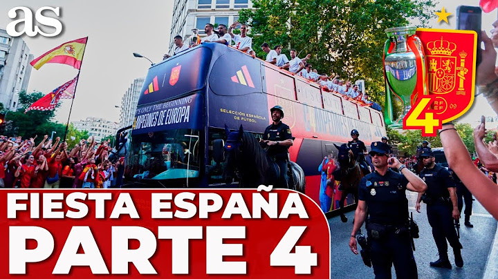FIESTA COMPLETA ESPAÑA CAMPEÓN EUROCOPA CIBELES | Parte 4: RÚA hasta CIBELES