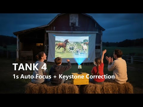 Perfect Projection, Every Time — Auto Focus + Keystone Fix!