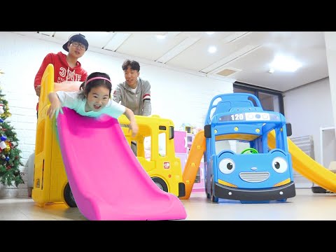 Boram juega con papá: un divertido parque infantil para la familia
