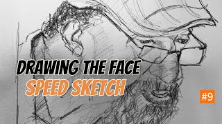 Sketching A Face With Pencil - Speed Sketch