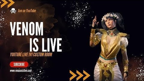 1K SOON 🥰 TDM CUSTOM ROOMS❤❤ #1v1tdm #livestream #bgmi @youtubevenom7