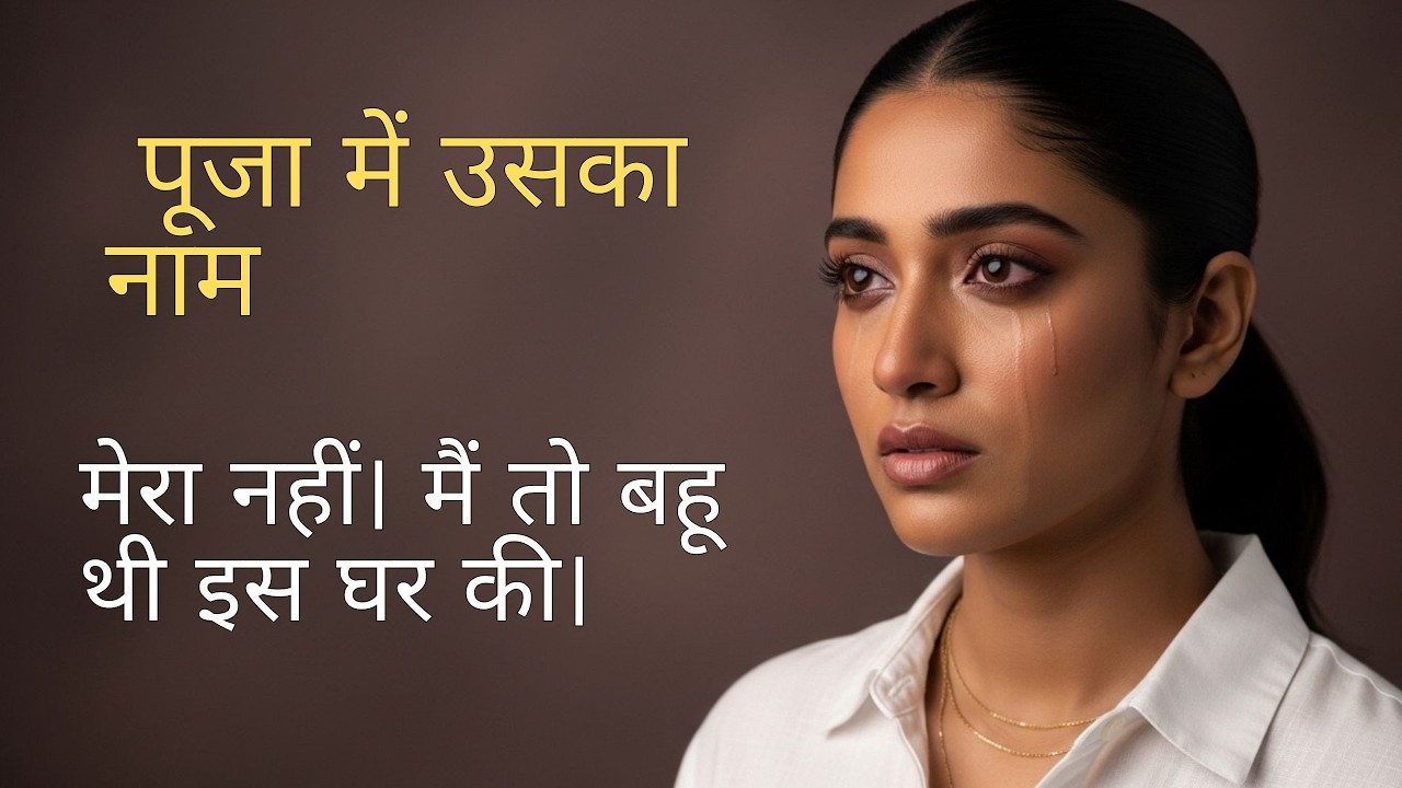 सास ने पूजा में मेरा नाम नहीं लिया। उसका लिया 💔 रुला देने वाली कहानी