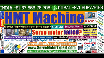 HMT India CNC PLC Machine data, Control Error, Servo Drive fault codes, PLC NC Drive data Parameter