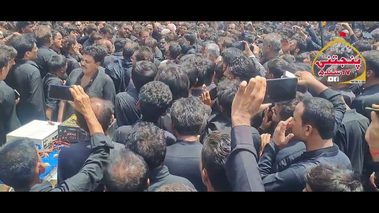 نوحہ خواں سید حیدر علی شاھ بُخاری و سنگت اا 14 صفر بھٹ شاہ 2025 