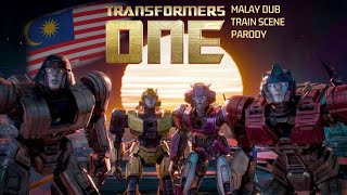 Transformers One || Train Scene || Malay dub || Parody