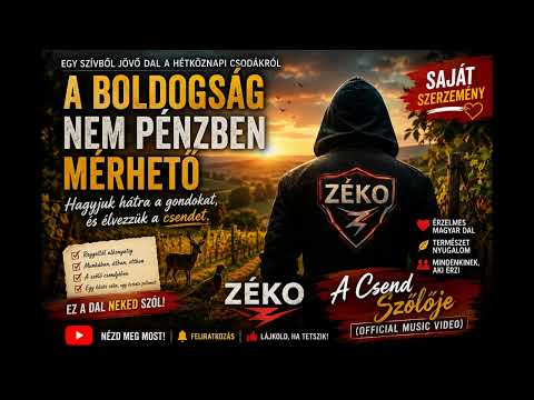 A boldogság nem pénzben mérhető – Zéko Official (Hivatalos Videóklip)