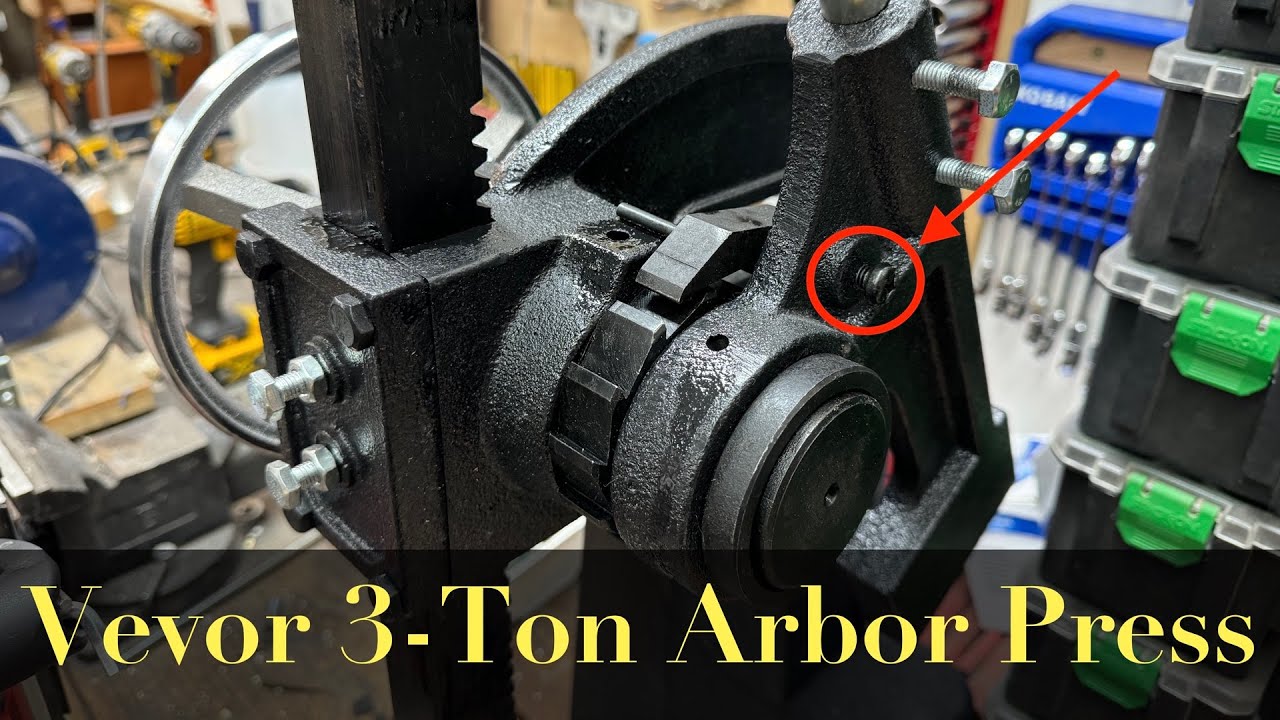 Vevor 3-Ton Arbor Press Tune Up