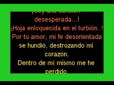 Karaoke // Tango - Cancion desesperada (Version 2) SOLm DEMO PISTA INSTRUMENTAL