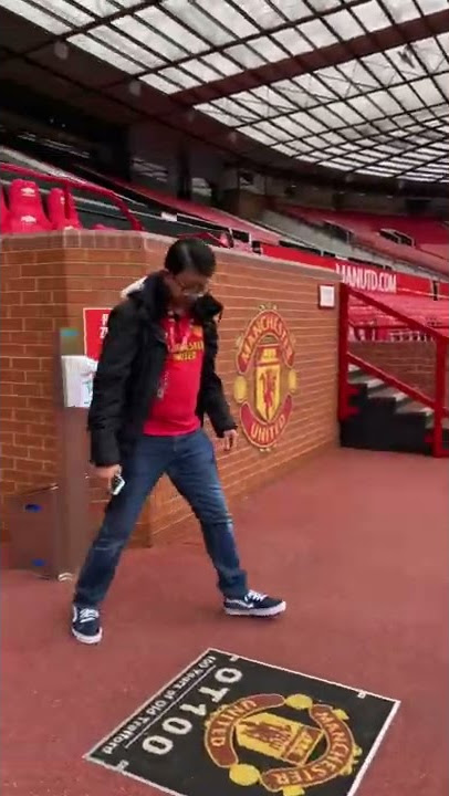 Old Trafford stadium tour #manchesterunited #oldtrafford #mufc