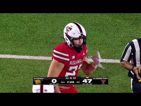 Adam Hill vs Arkansas-Pine Bluff 2025 Highlights | Texas Tech Red Raiders