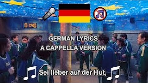 Squid Game Season 3 - Hide and Seek Song | A Cappella |  Lyric Video [GERMAN]