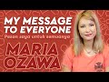小澤マリアから皆様へメッセージ【字幕あり・15 language Subtitles】