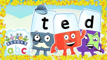 Alphablocks - Can You Spell T-E-D? | Words Are Everywhere | Phonics