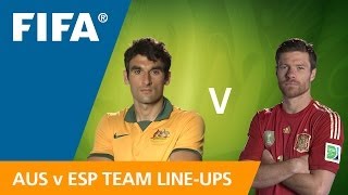 Australia v. Spain - Teams announcement