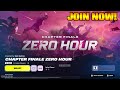 How to Get &amp; Join Chapter Finale Zero Hour Live Countdown Event EARLY NOW in Fortnite!