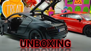 DIECAST UNBOXING OF AUDI R8 GT 1/18 Scale Diecast Model Car by Maisto