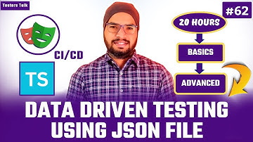 Playwright TypeScript #62 Data Driven Testing in Playwright with TypeScript Using JSON File
