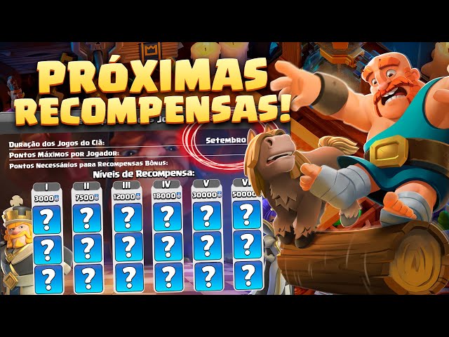 Recompensas e mudanças nos jogos de clãs por Clash of Clans