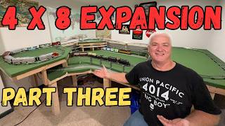 Part Three: Expanding the 4' x 8' O Gauge Train Layout for Beginners (Mid Level and Upper Track)