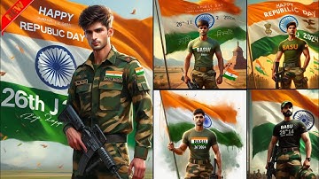 How to Create 3D Ai Boy and Girl Image | Trending Republic Day Ai Image | Bing Image Creater