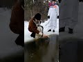 Освящение воды на Кратовском озере