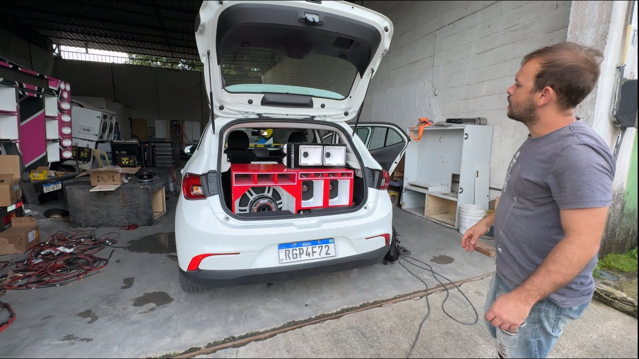 Regulando projeto do Argo - Caixa trio com novo grave 4.5 15”