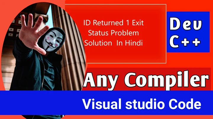 VS Code Id Returned 1 Exit Status || Mingw Error in VS Code || Solve Error C\C++