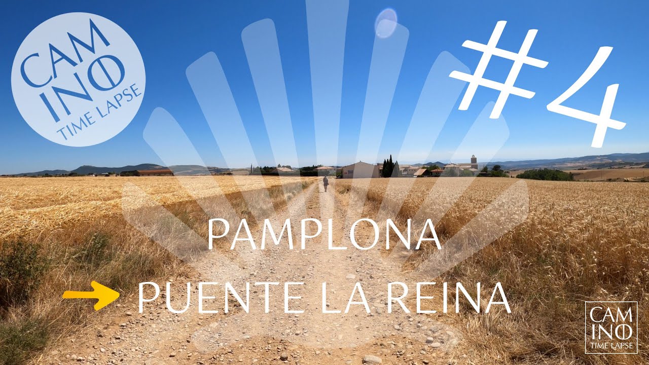4 Pamplona to Puente la Reina (+Eunate) | full etape | Camino Santiago