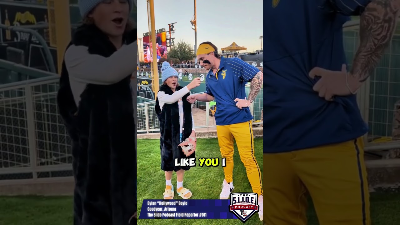 Field Reporter Dylan Reacts to Home Run Question #shorts #savannahbananas #baseball