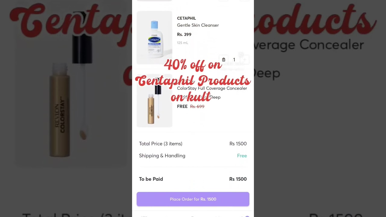 kult coupon code alert 40% off on Centaphil 