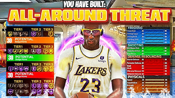 NBA 2K23 "ALL-AROUND THREAT" BUILD! 96 BADGE UPGRADES! GAME BREAKING BEST BUILD NBA 2K23 CURRENT GEN