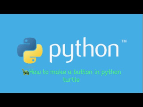 How To Make A Button In Python Turtle