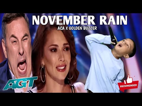 American Got Talent 2024 | Incredible Voice Makes The Judges Cry With The Song November Rain