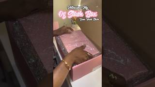 Unbox My First Og Stash Box With — ASMR Edition 📦🎀💨 #hashstash #ogstashbox #pink #asmr #stashbox
