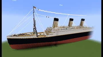 Minecraft RMS Titanic Rigging Tutorial
