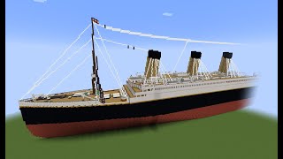 Minecraft RMS Titanic Rigging Tutorial