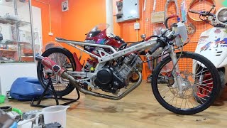 Drag Yamaha Vixion 500Cc Suara Bikin Sakit Telinga