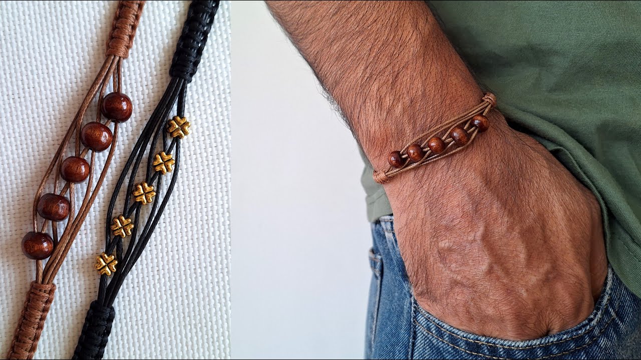 ‼️Creative Idea for Men’s & Women’s Leather Bracelet😊 Easy training in Under 20 Minutes